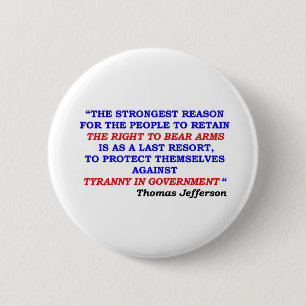 Jefferson-Zitat Button
