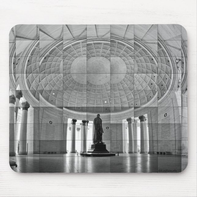 Jeffersonerinnerungsmausunterlage Mousepad (Vorne)