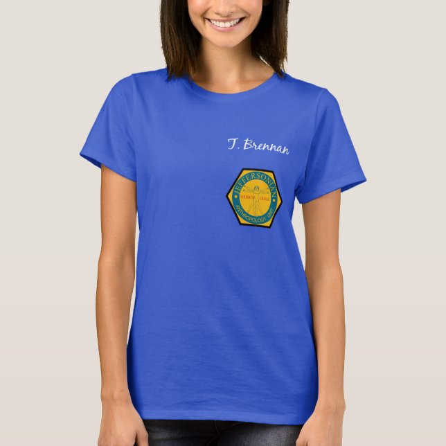 Jeffersonian Anthropologiemedico-legales Shirt (Vorderseite)
