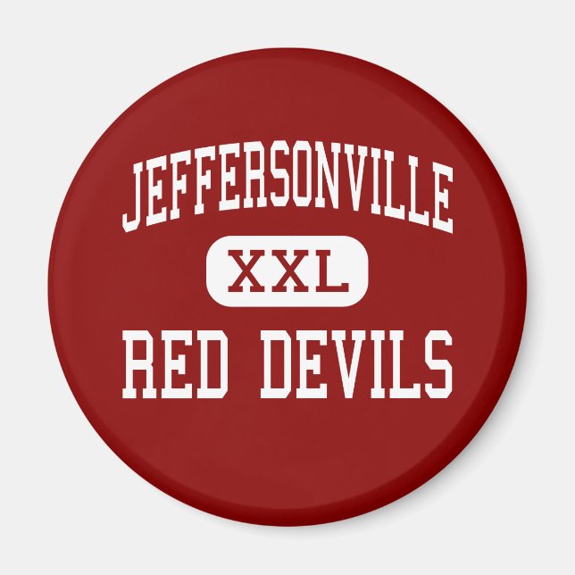 Jeffersonville - Red Devils - Jeffersonville Magnet (Vorne)