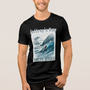 Jeffrey's Bay Surfing Adventure Tri-Blend Shirt