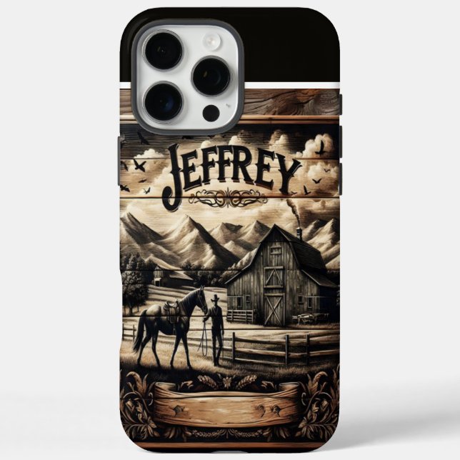 Jeffrey's Rustic Farm Case-Mate iPhone Hülle (Rückseite)