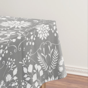 Jegliche farbige Blumengarne Swirl Cotton Tableclo Tischdecke