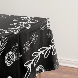 Jegliche farbige Blumengarne Swirl Cotton Tableclo Tischdecke
