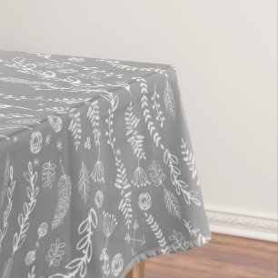 Jegliche farbige Blumengarne Swirl Cotton Tableclo Tischdecke
