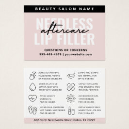 Jegliche Farbnadeln Lippenstift-Aftercare-Karte
