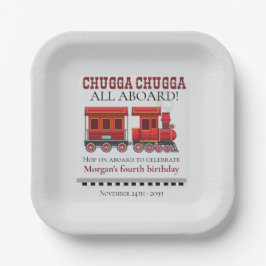 Jegliche Geburtstagspartei Niedlich Red Western Tr Pappteller