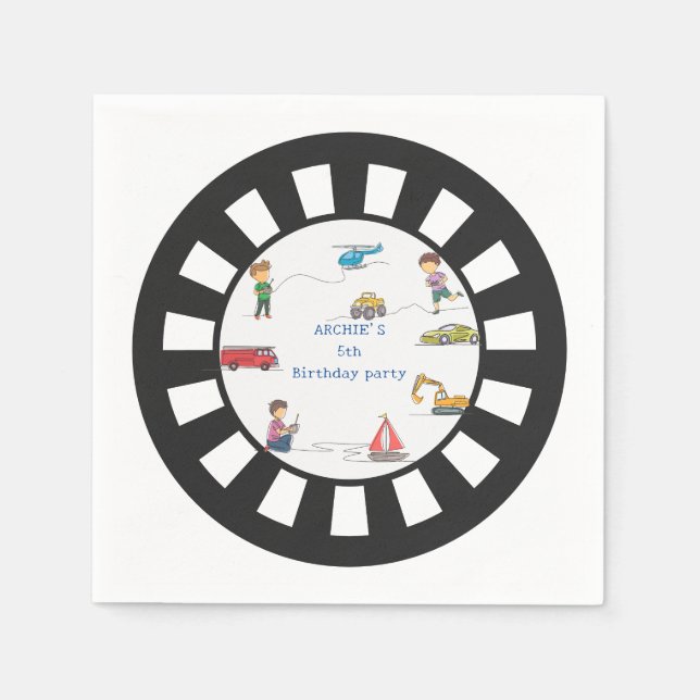 Jegliche Remote-Kontrolle RC Auto Motor Kindergebu Serviette (Vorderseite)