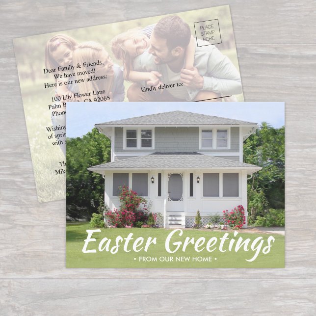 Jegliche Textänderung des Fotos Osterweiterung 2 Ankündigungspostkarte (Von Creator hochgeladen)