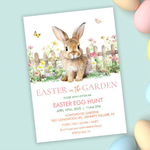 Jegliche Veranstaltung - Bunny Birthday Baby Dusch Einladung