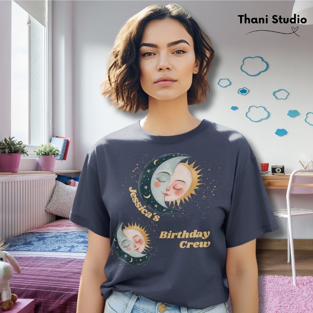 Jegliche Vintage Himmelsschifffahrt Pajama Birthda T-Shirt (Von Creator hochgeladen)