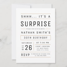 Jegliche zeitliche, einfache Typografie überrascht