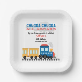 Jeglicher alter Geburtstag farbenfroher Cartoon Zu Pappteller