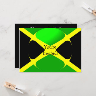 Jeglicher Fall: jamaikanische Flagge Einladung