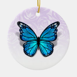 Jeglicher farbiger Eleganter Blumen-Schmetterling Keramik Ornament