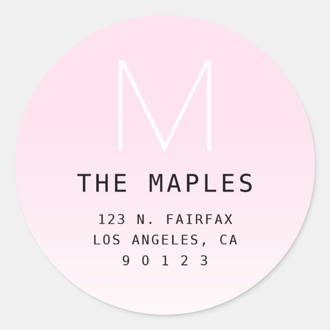 Jeglicher farbiger moderner Hintergrund Runder Aufkleber (Vorderseite)