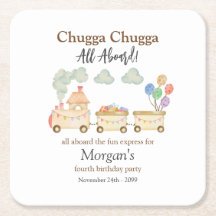 Jeglicher Geburtstag Wasserfarbenfroher Zug Fun Ex