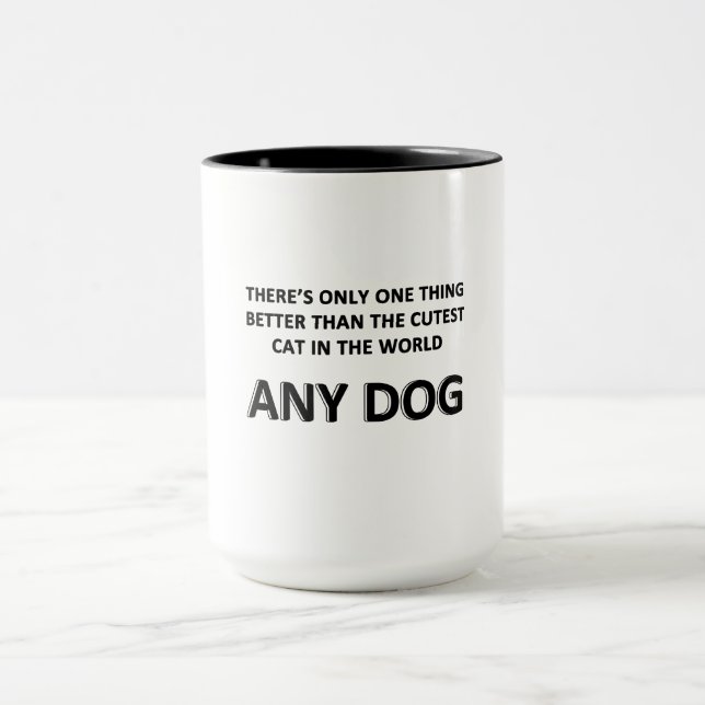 Jeglicher Hund Tasse (Zentrum)