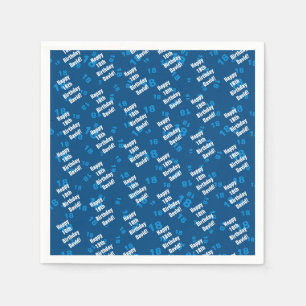 Jeglicher personalisierter Geburtstag Serviette