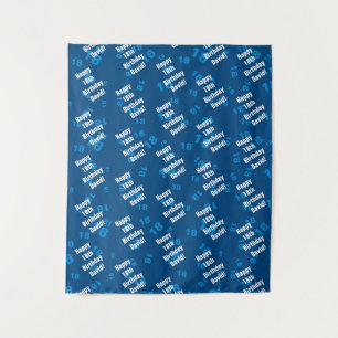 Jeglicher personalisierter Geburtstag Wandteppich