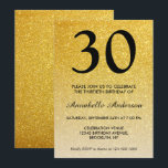 Jeglicher Schwarz-Gold-Glitzer Sparkle Ombre Gebur Einladung<br><div class="desc">Feiern Sie Ihren Geburtstag mit dieser glänzenden Black and Gold Glitzer Sparkle Ombre Birthday Card Einladung.</div>
