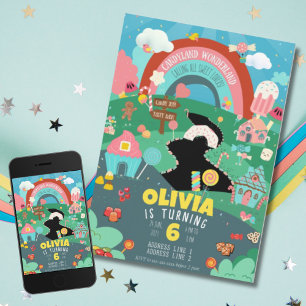 Jegliches Alter, Süßigkeiten zum Geburtstag Einladung