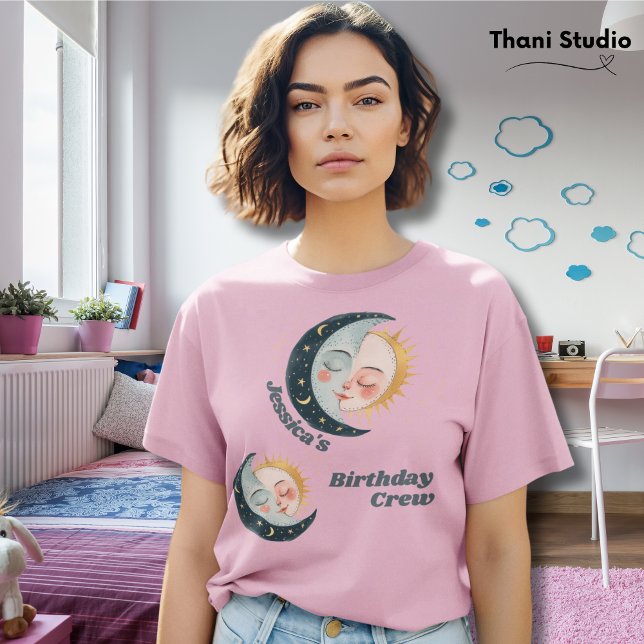 Jegliches Vintages Himmelsfest Pajama Geburtstag R T-Shirt (Von Creator hochgeladen)