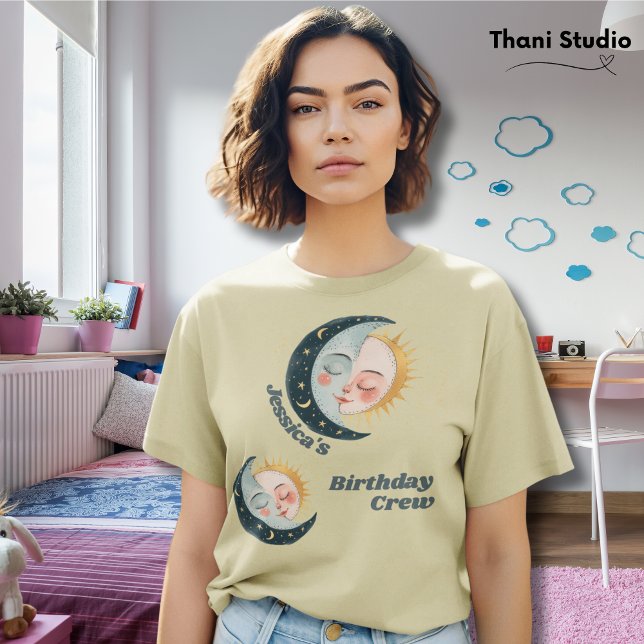 Jegliches Vintages Himmelsreich Pajama Geburtstagg T-Shirt (Von Creator hochgeladen)