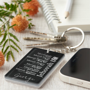 Jehova personalisierte Namen Schlüsselanhänger