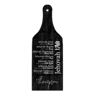 Jehova personalisierte Namen Schneidebrett