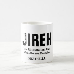 JEHOVAH JIREH Personalisiert Christlich Kaffeetasse