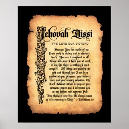 Jehovah Nissi, Lord unser Sieg: Namen Gottes Poster