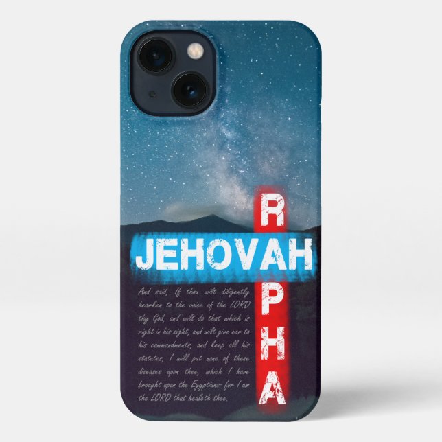 Jehovah Rapha - Der Herr, der heilt iPhone Hülle (Rückseite)