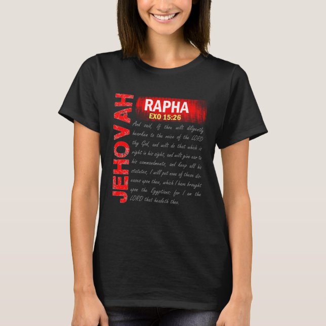 Jehovah Rapha T-Shirt (Vorderseite)