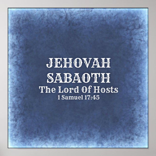 Jehovah Sabaoth Poster (Vorne)
