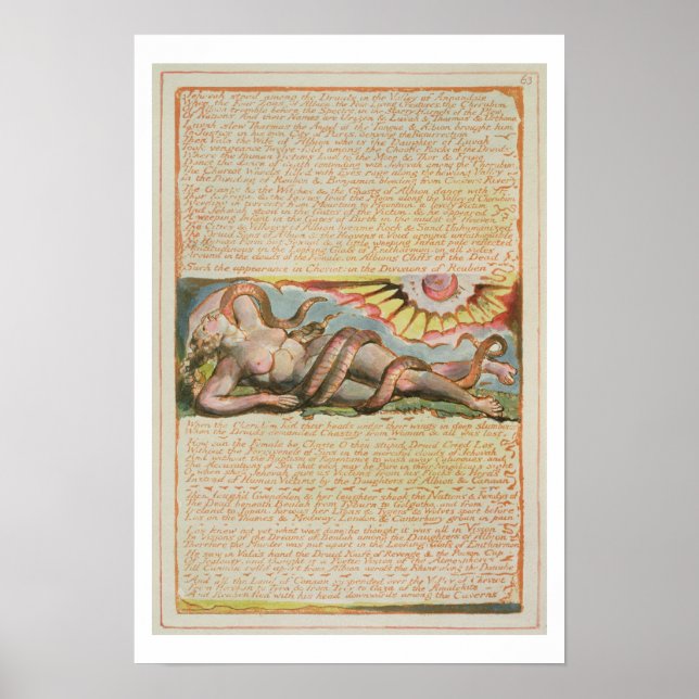 'Jehovah stand unter den Druiden..', Platte 63 von Poster (Vorne)