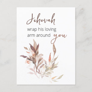 Jehovah wickelt seinen liebenden Arm um dich Postkarte