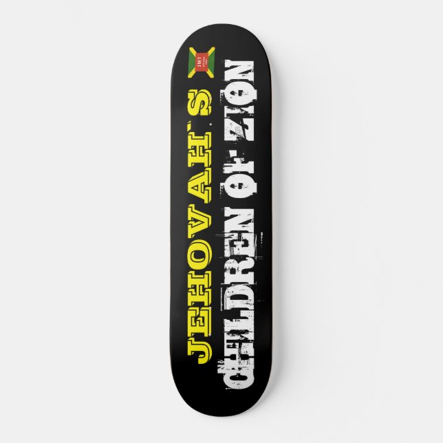 JEHOVAHS KINDER DER ZION Skateboard (Vorderseite)