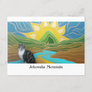 Jehovahs Mountain mit Pudding Postkarte