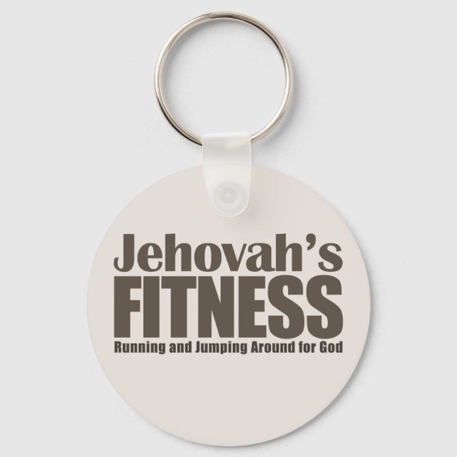 Jehovas Fitness Schlüsselanhänger (Vorderseite)