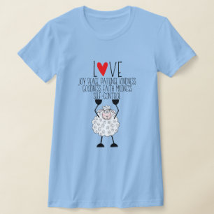 "Jehovas Schafe - Früchte des Geistes" T-Shirt