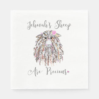 "Jehovas Schafe sind Wertvoll" Napkins Serviette