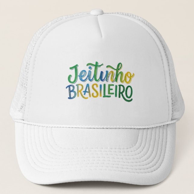 Jeitinho Brasileiro Truckerkappe (Vorderseite)