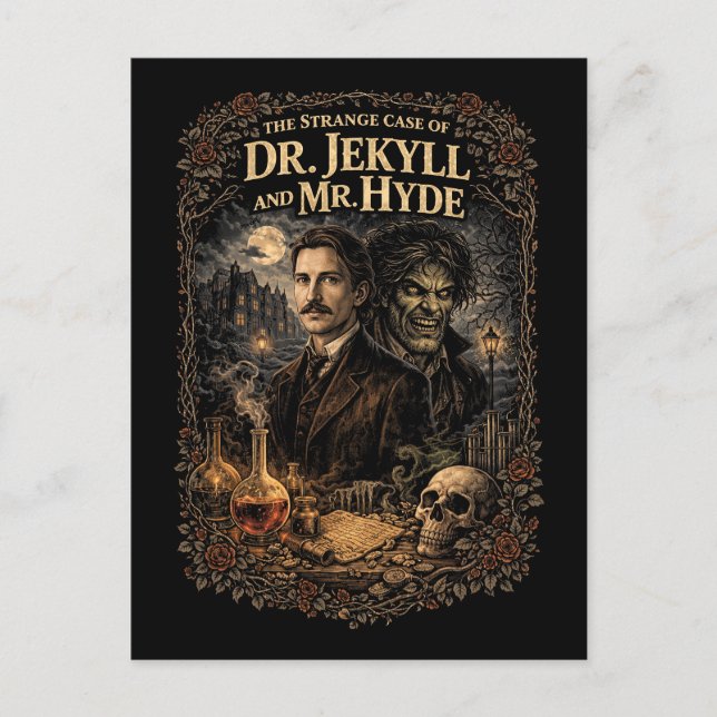 Jekyll and Hyde Postkarte (Vorderseite)