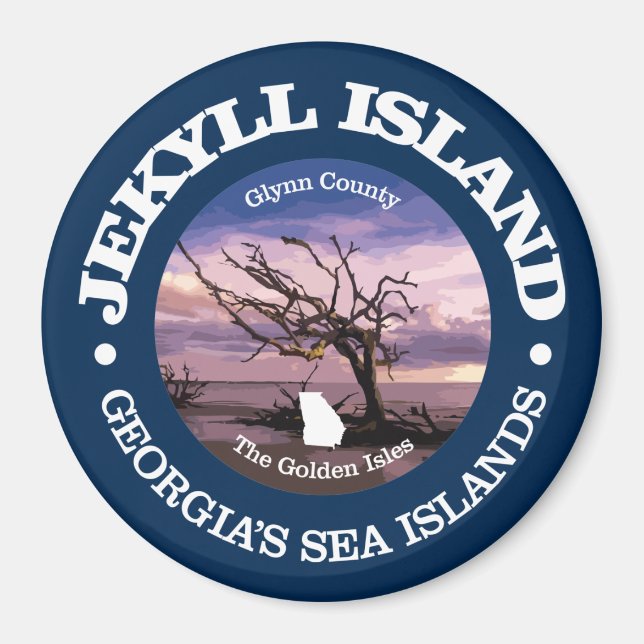 Jekyll Island (B) Magnet (Vorne)