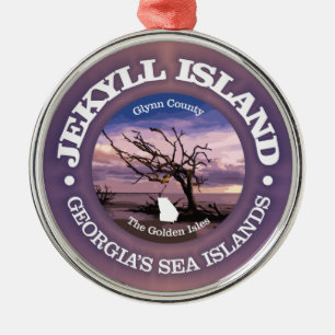 Jekyll Island (B) Ornament Aus Metall