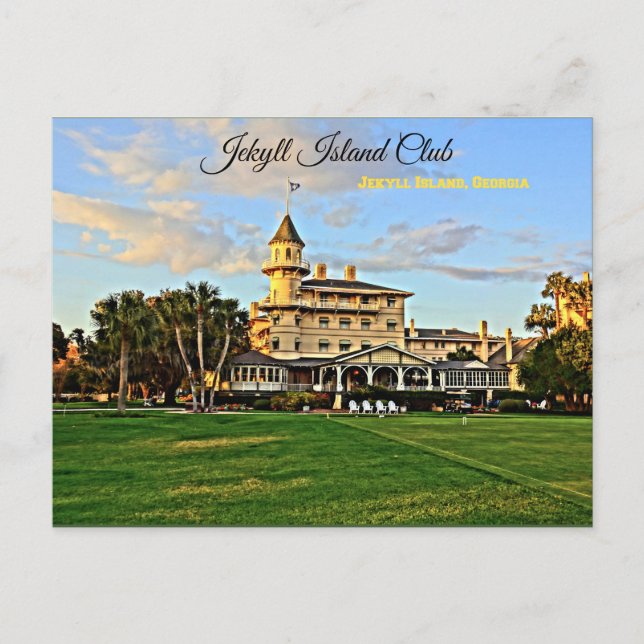 Jekyll Island Club Jekyll Island Georgia Postkarte (Vorderseite)