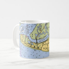 Jekyll Island Georgia Coast Map Mug Kaffeetasse