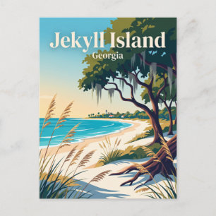 Jekyll Island, Georgia Postkarte