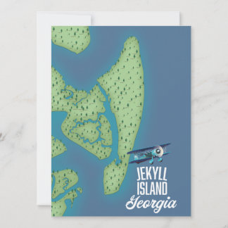 Jekyll Island Georgia USA Karte